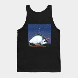 Sleeping Roan Rat Tank Top